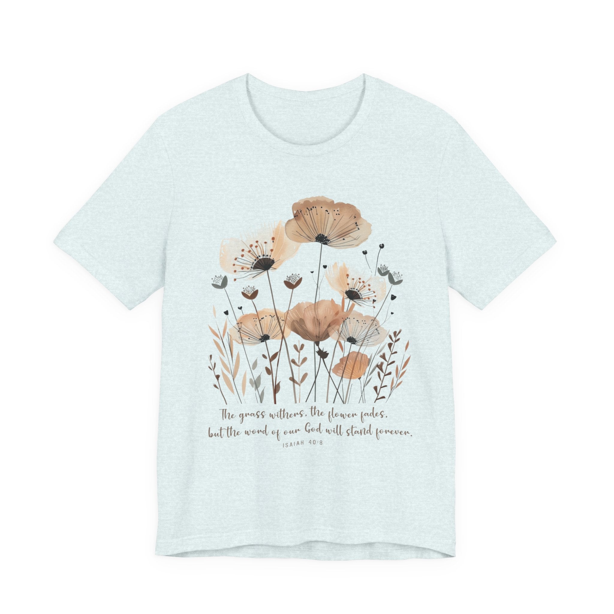 Floral Scripture T-shirt