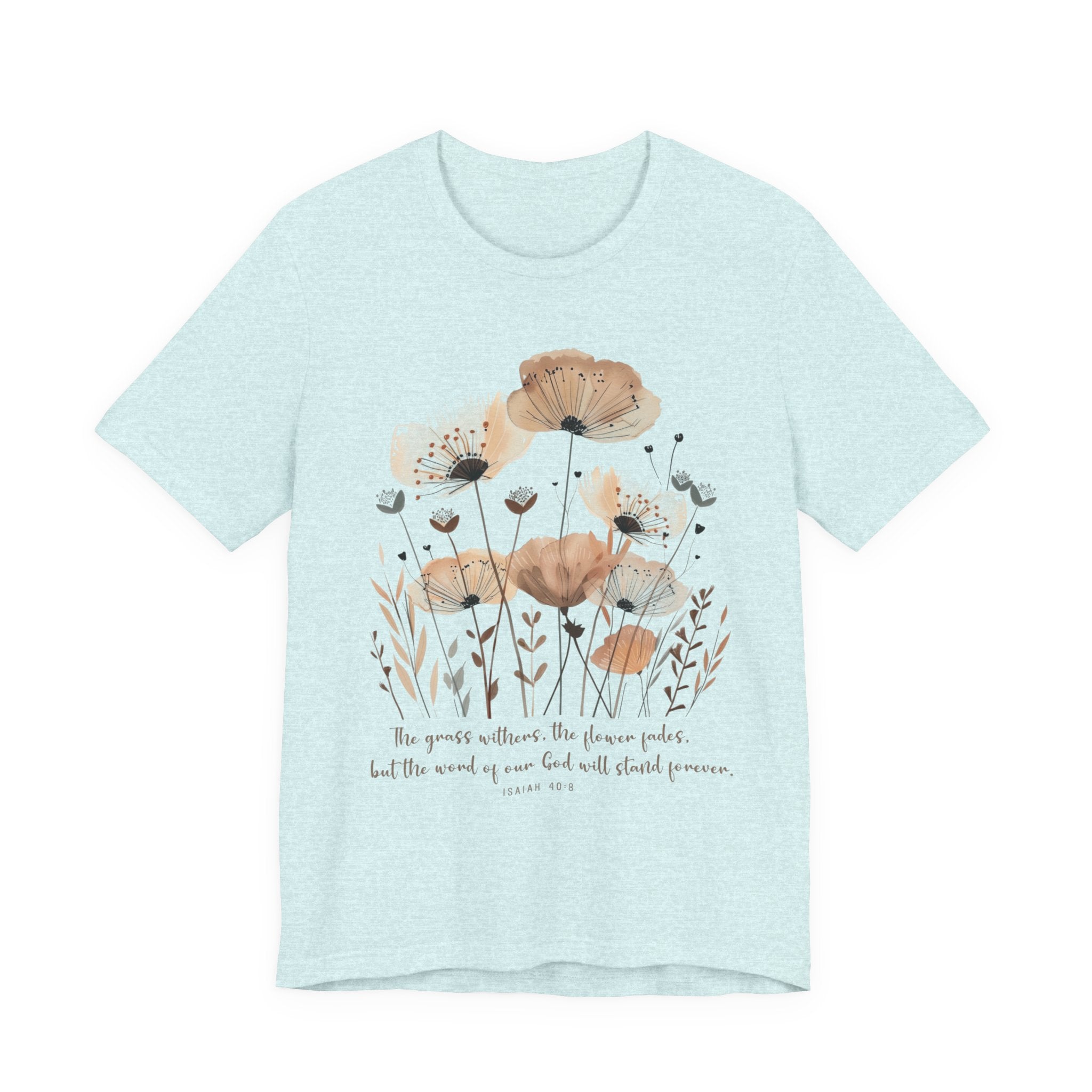 Floral Scripture T-shirt