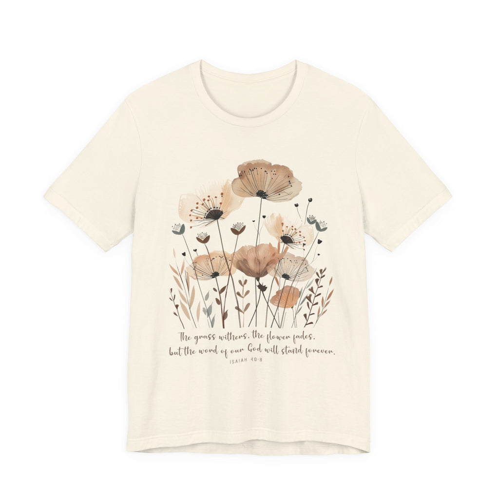 Floral Scripture T-shirt