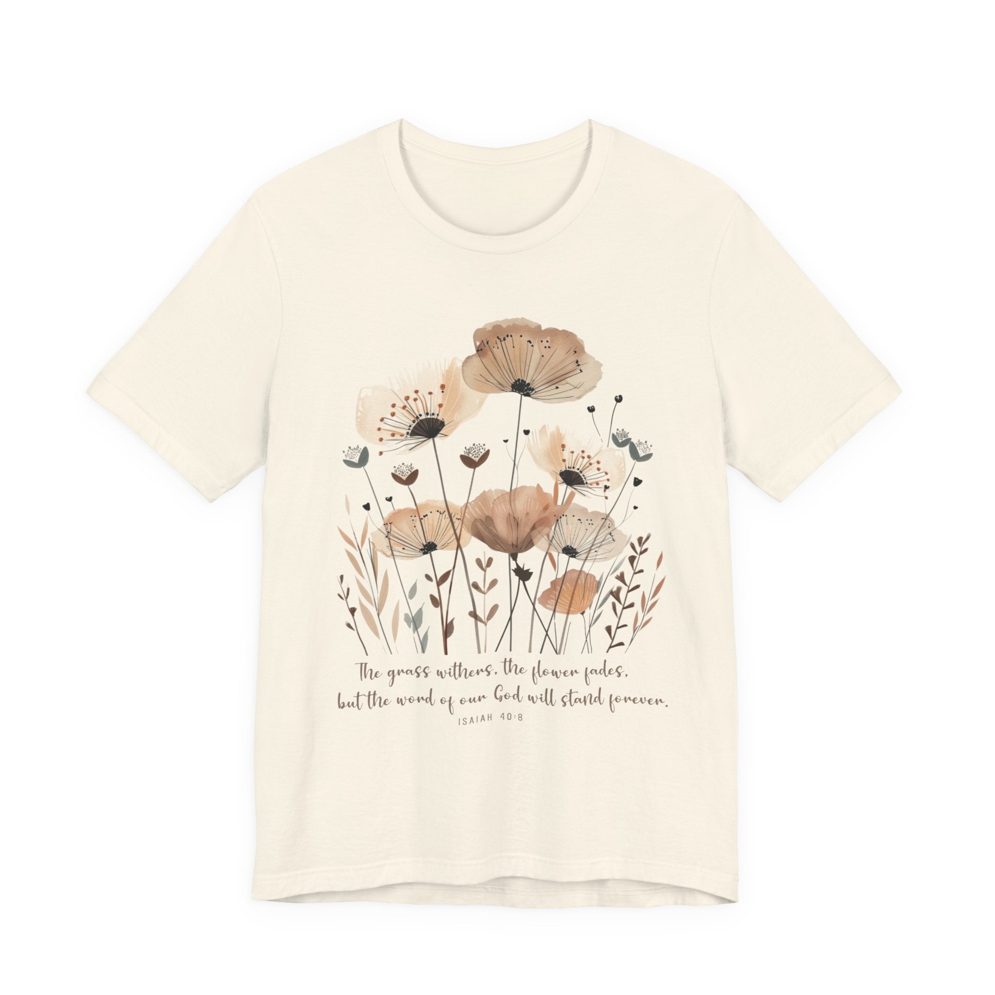 Floral Scripture T-shirt