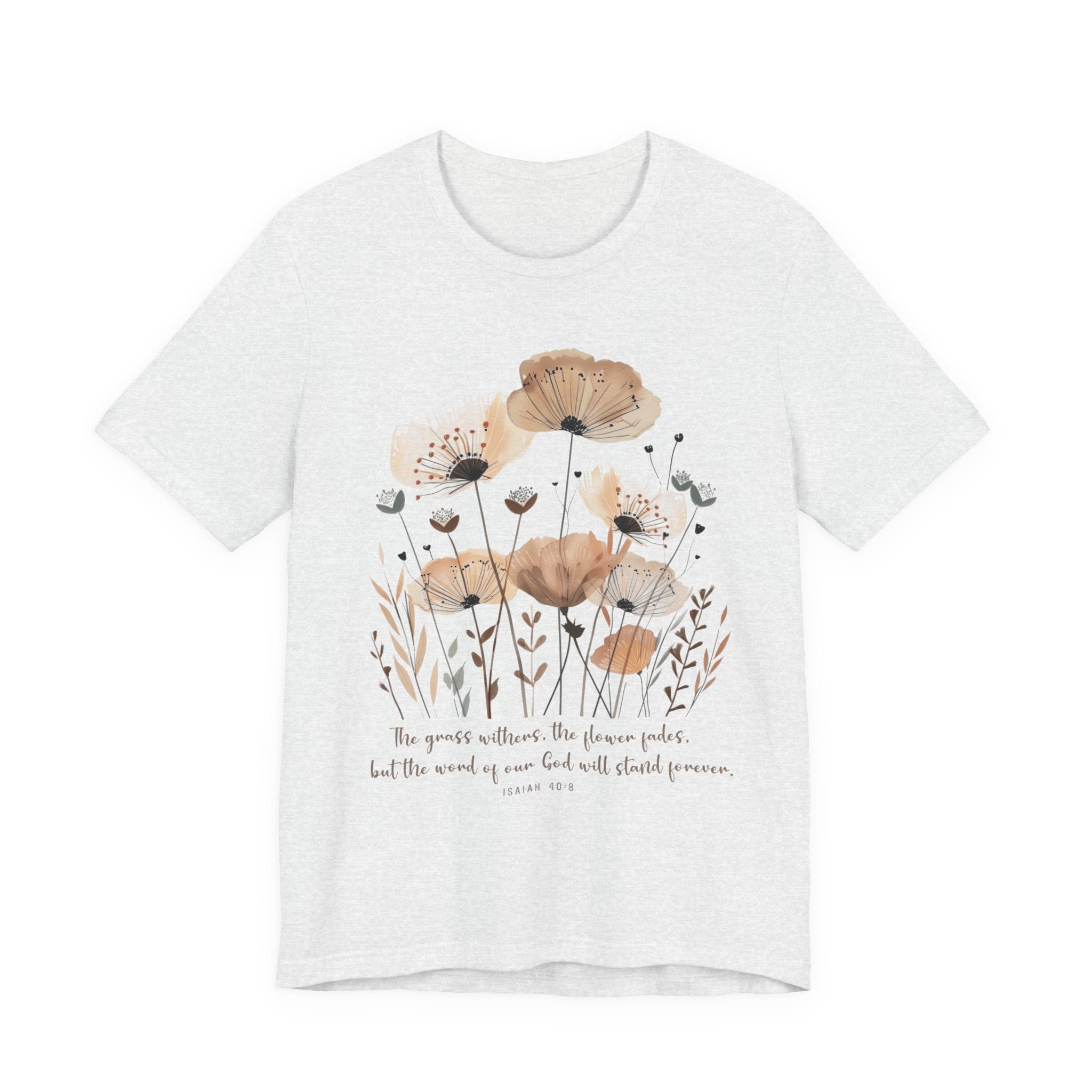 Floral Scripture T-shirt