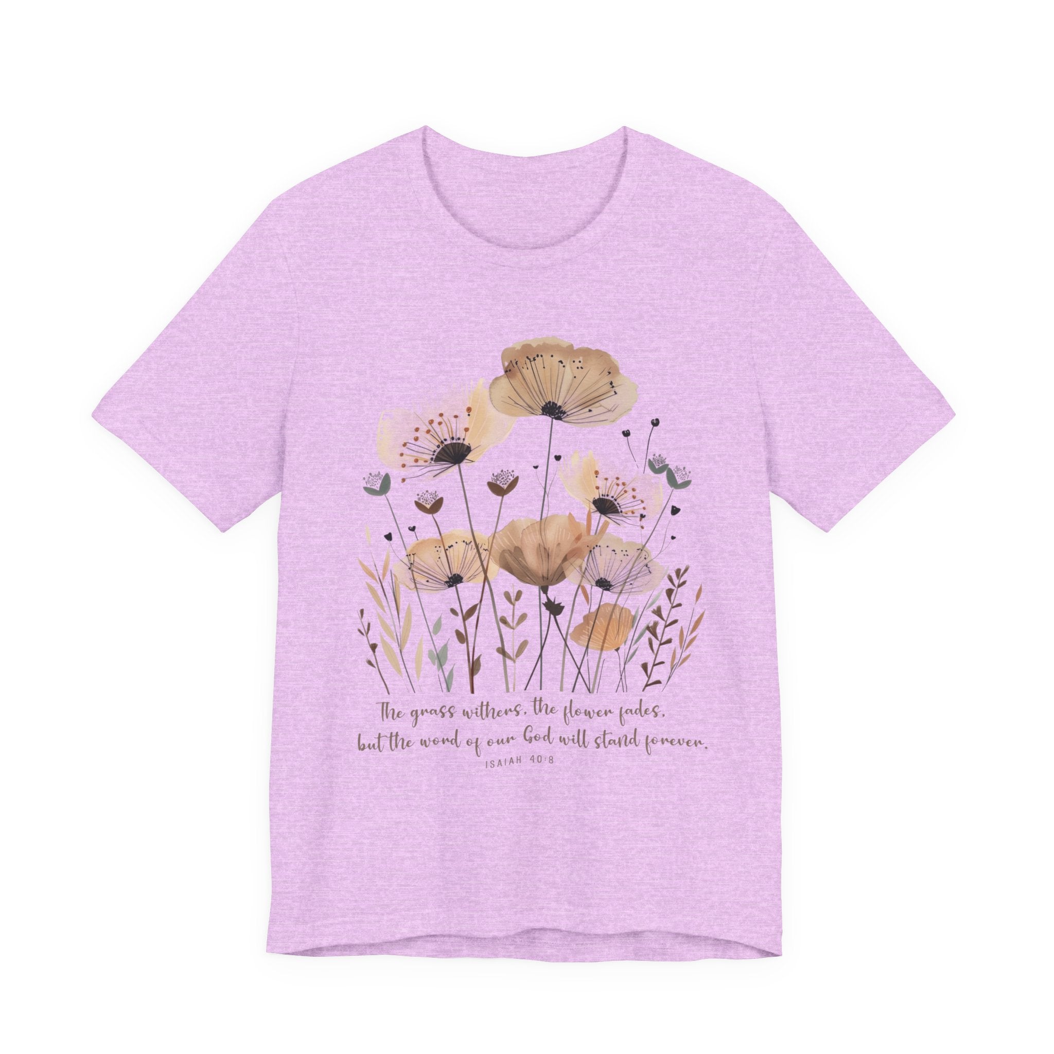 Floral Scripture T-shirt