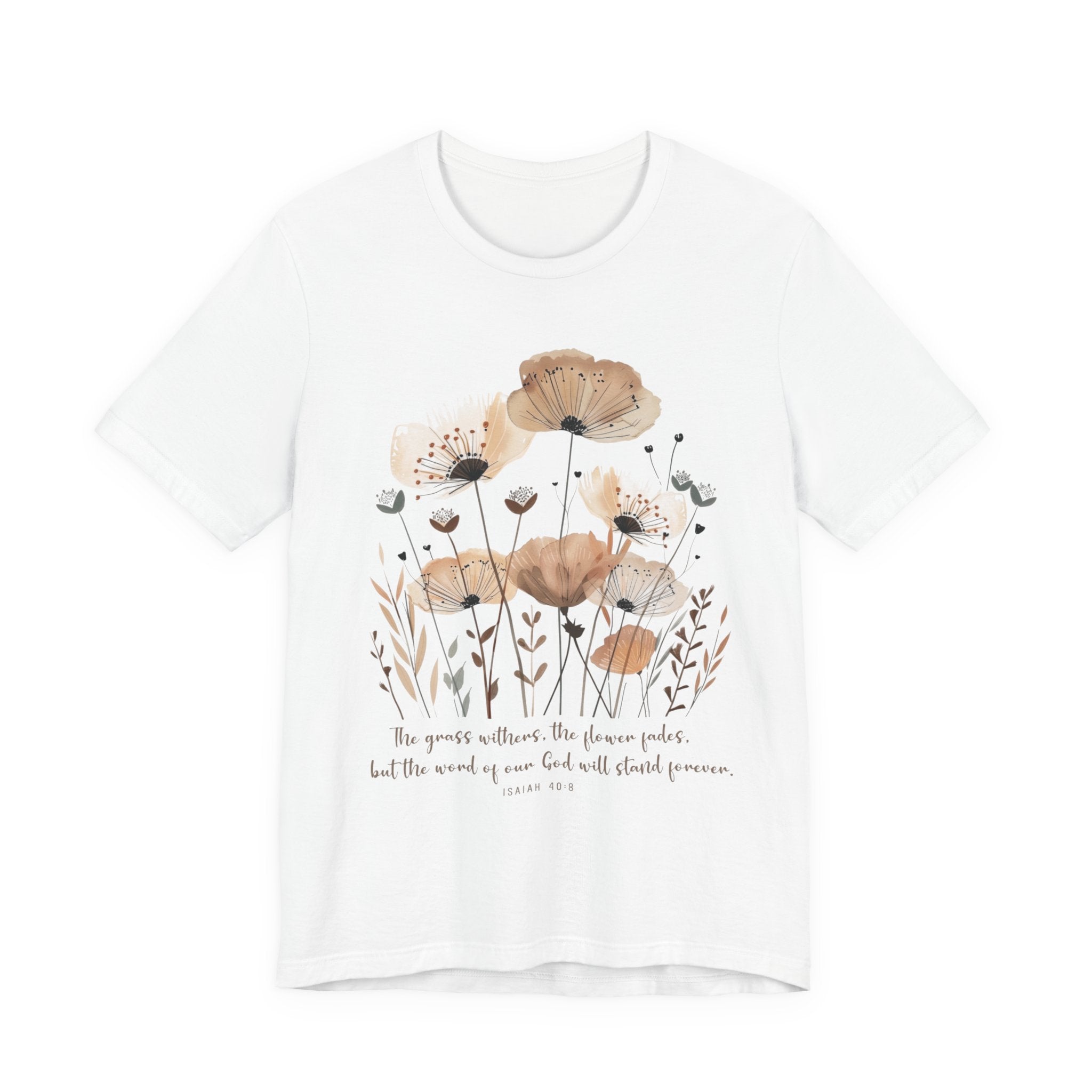 Floral Scripture T-shirt