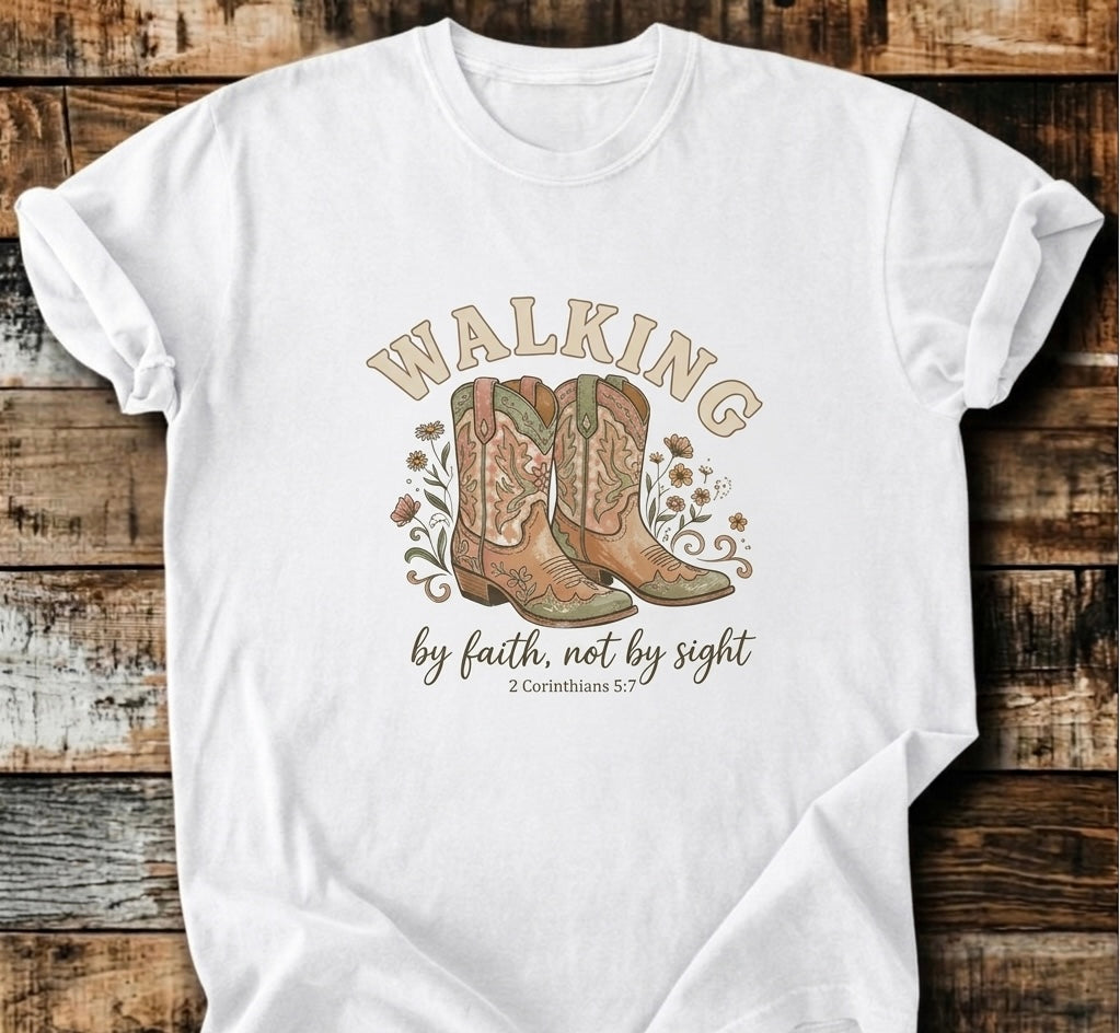 Walking by Faith T-Shirt